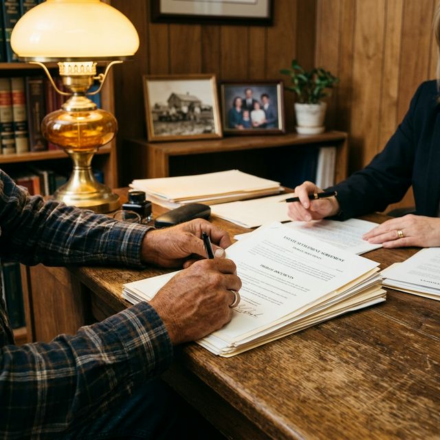 Signing probate estate documents