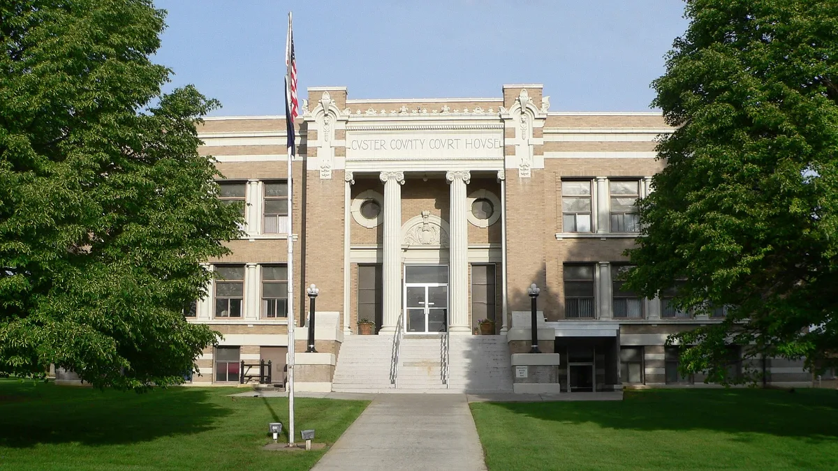Custer County Courthouse in Broken Bow, Nebraska