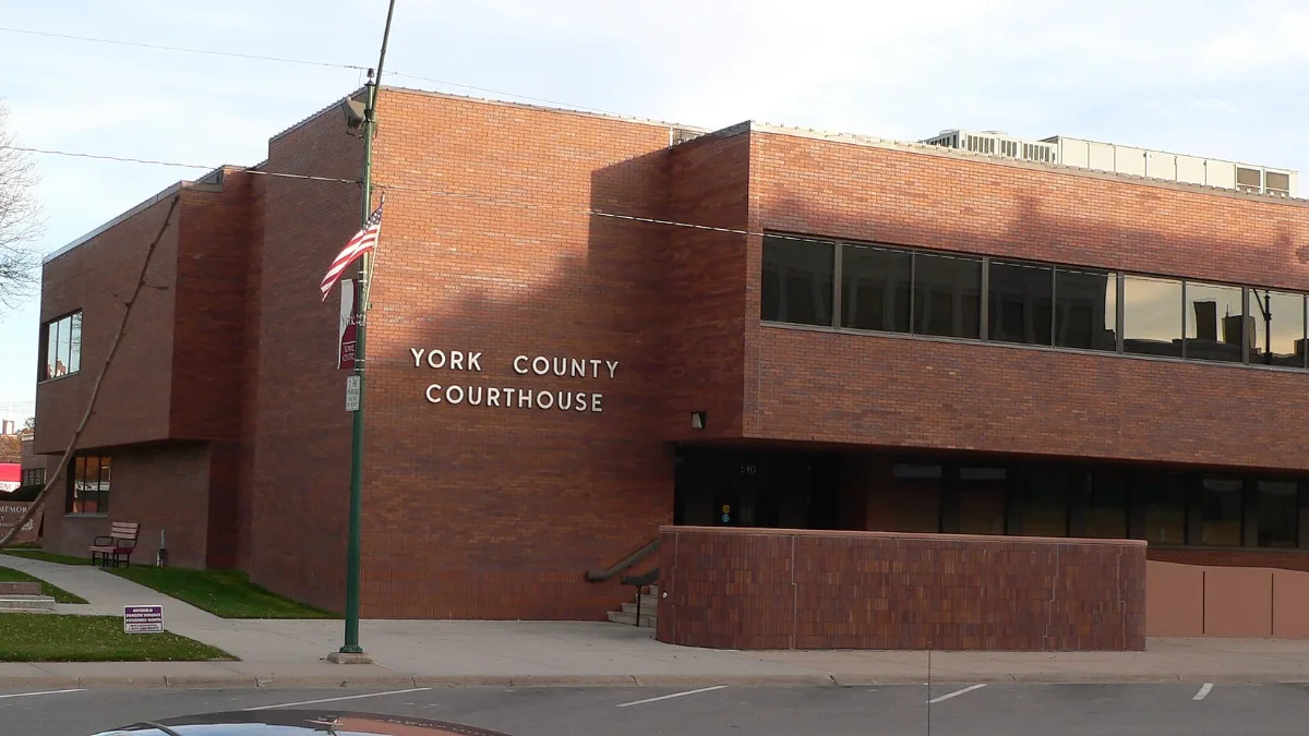York County Courthouse in York, Nebraska